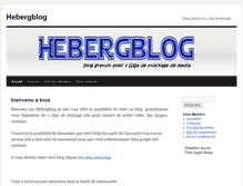 Tablet Screenshot of hebergblog.com
